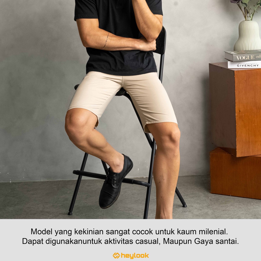 HEYLOOK Project - Celana CHINO Pendek Pria Chino Short Pants Heylook Casual Chino Santai