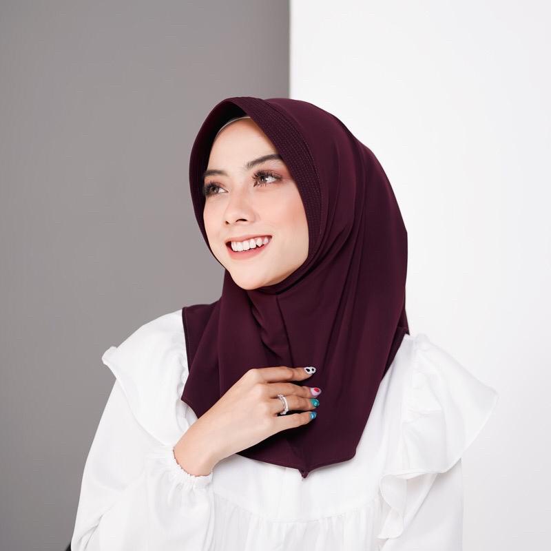 Jilbab Instan Hijab Sport Training Sekolah SD Lycra Volly Ori Cantika (MOHON BACA DESKRIPSI)-COKTU