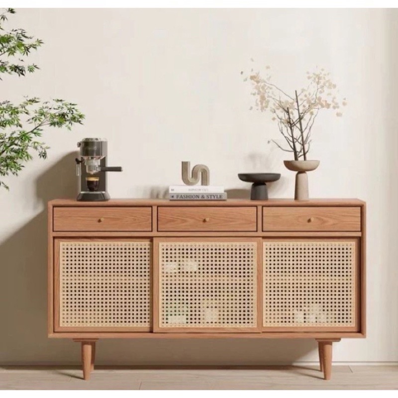 Cabinet lemari tv || Bufet cabinet tv rotan || Storage kabinet tv || Bufet tv jati rotan, Bufet rota