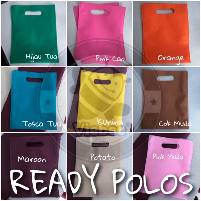 

READY STOCK !!! TAS SPUNBOND MURAH | FOP 20.25 POLOS