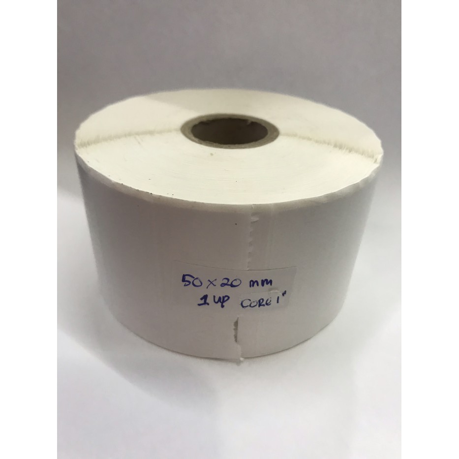 

Order Langsung Kertas Label Barcode Semicoated 50x20 isi 2.500 1line core 1'' Limited