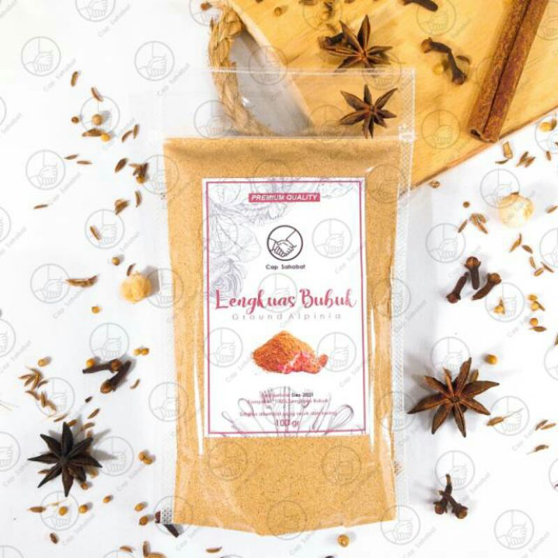 

Lengkuas Bubuk 100 Gram / Ground Alpinia / Rempah / JSR 100% PREMIUM