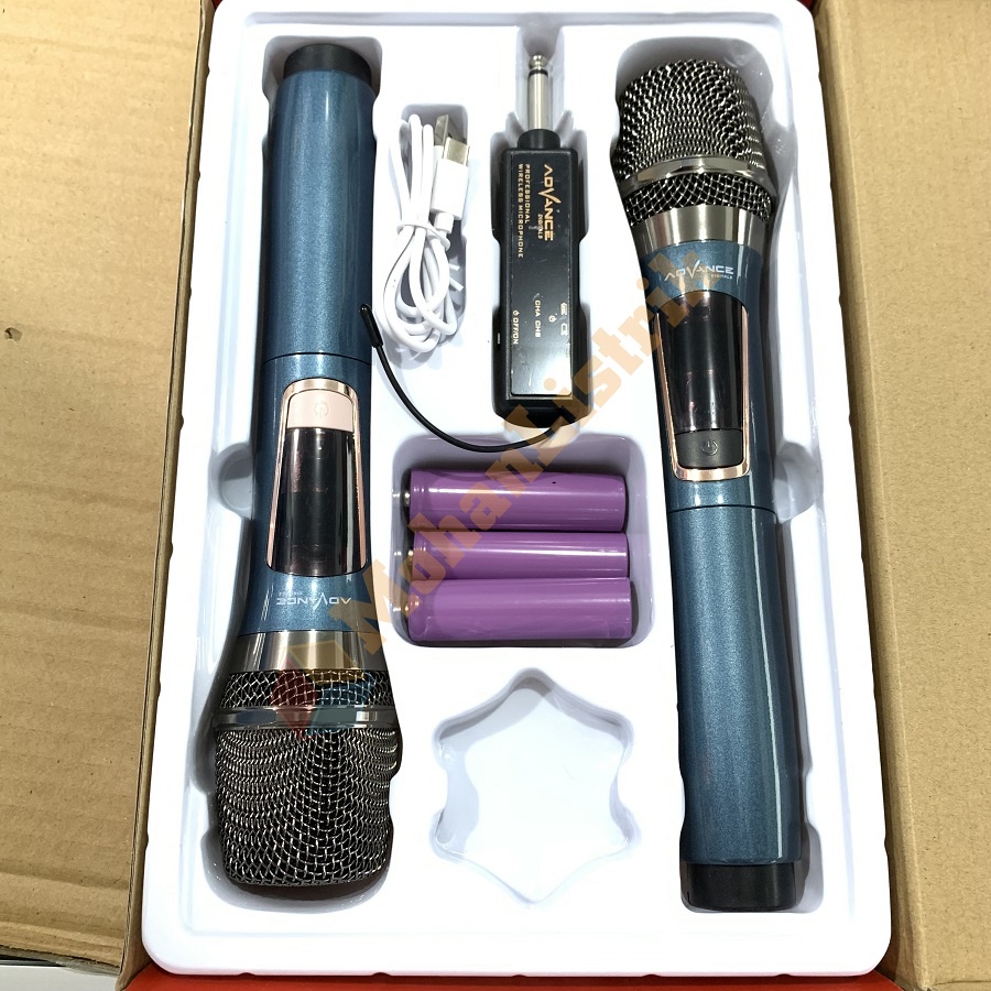 Mic Wireless Double Advance MC-301 Microphone Karaoke Tanpa Kabel