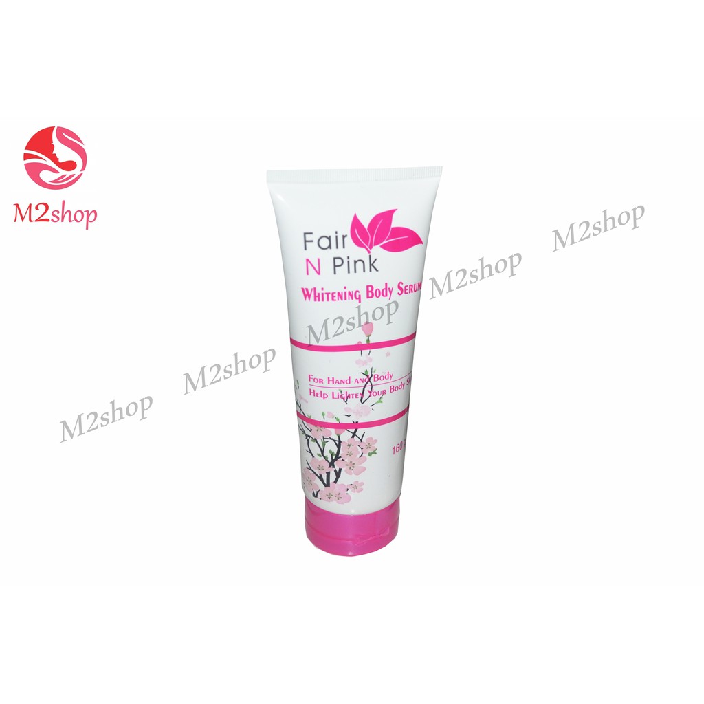 Fair N Pink body serum pemutih badan 160 ml Original