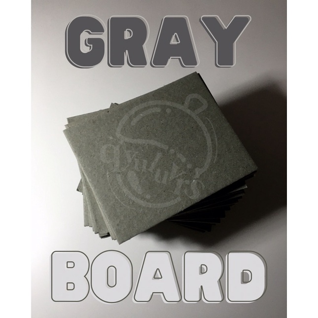

[8.5CM X 10.5CM] KARTON GREY BOARD