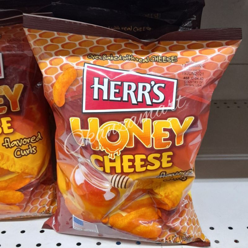 

Herr's Herrs Honey Cheese Curls 184gr