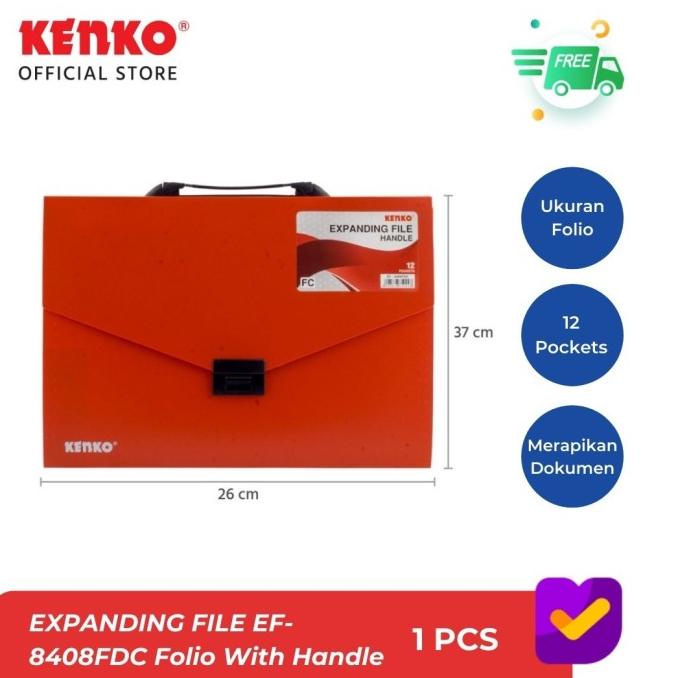 

Kenko Expanding File Ef-8408Fdc Folio With Handle Terlaris