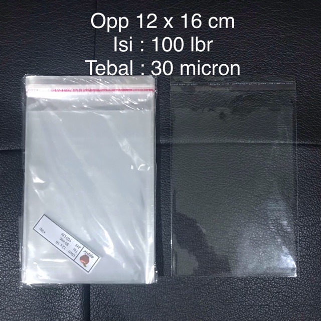 

Plastik opp lem tebal 03 12x16 12 x 16 seal 100 lembar pcs kaca 30 micron undangan bening murah