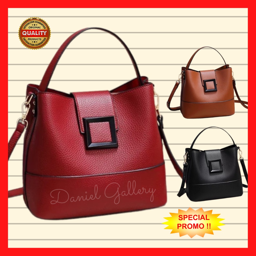 Tas Wanita Selempang Bahu Jinjing Tangan Shoulder Handbag Slempang Lempang Srempang Selendang Selepa