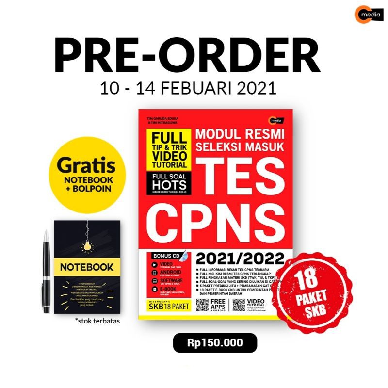 Modul Resmi Seleksi Masuk Tes CPNS 2021/2022 - Tim Garuda Eduka
