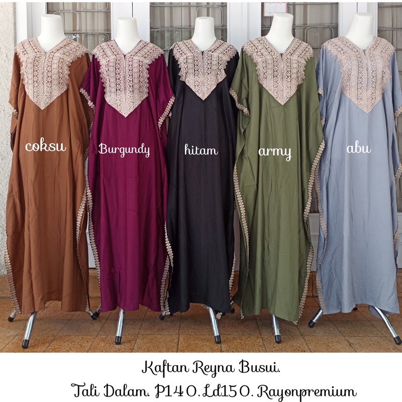 KAFTAN Reyna Busui tali dalam SUPER JUMBO LD 150by kafiabelle
