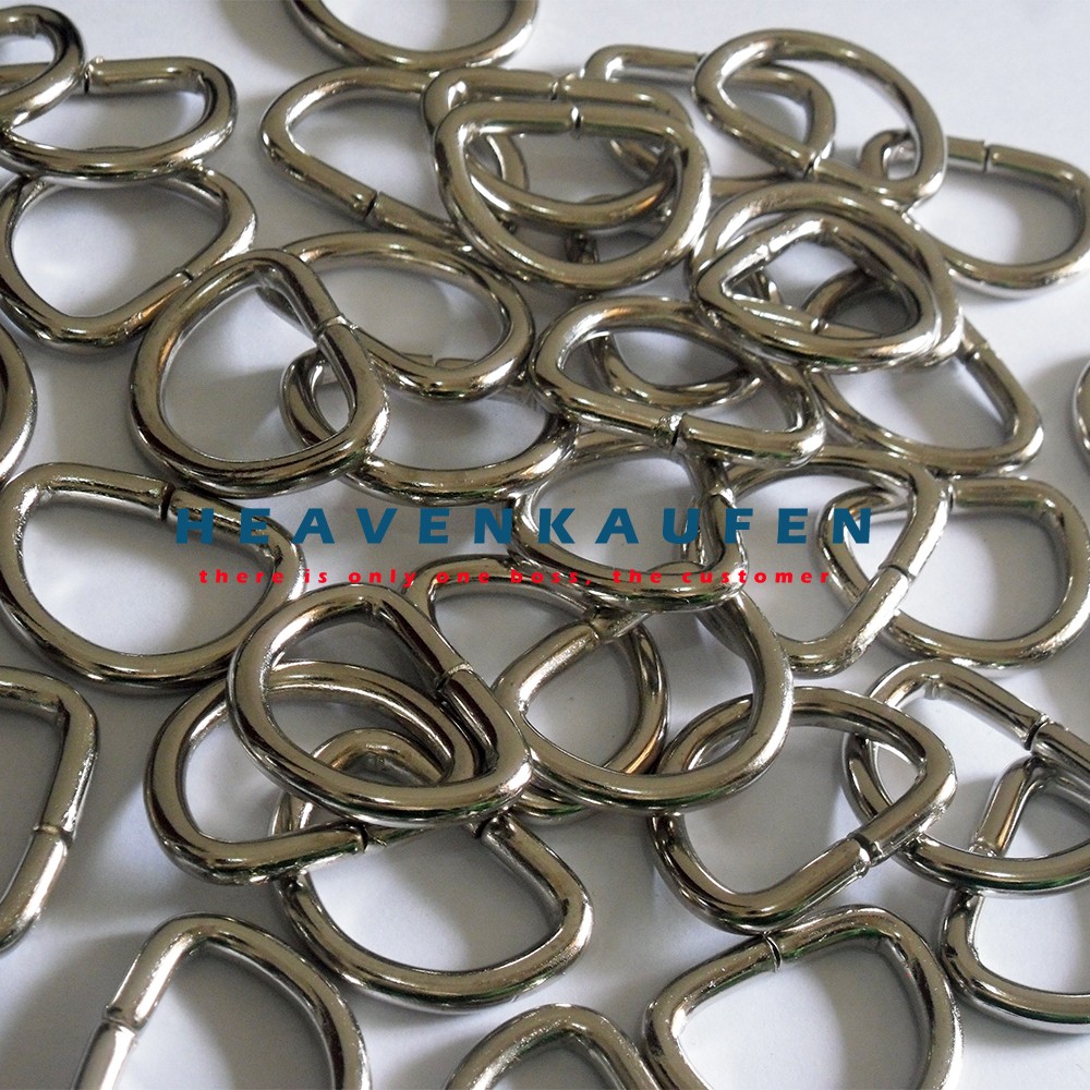 Ring D Nikel lebar 2,5 cm Tebal 4,5 mm