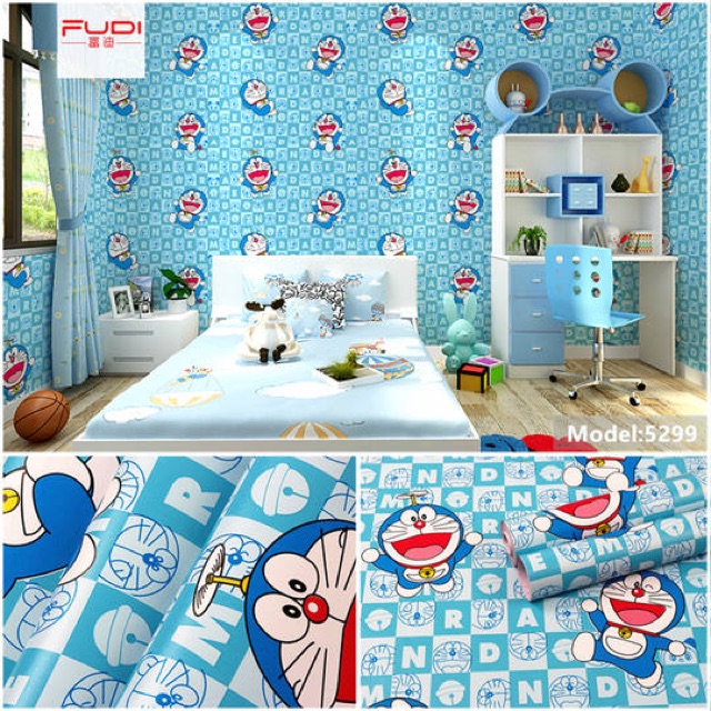 Wallpaper Sticker DORAEMON KOTAK