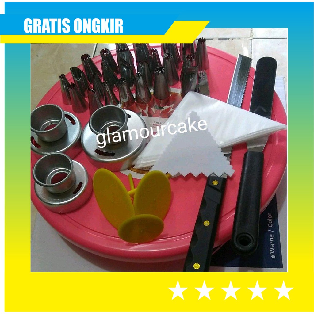 Dijual Cake Tray Set Alat  Dekorasi  Kue  Alat  Hias Kie 