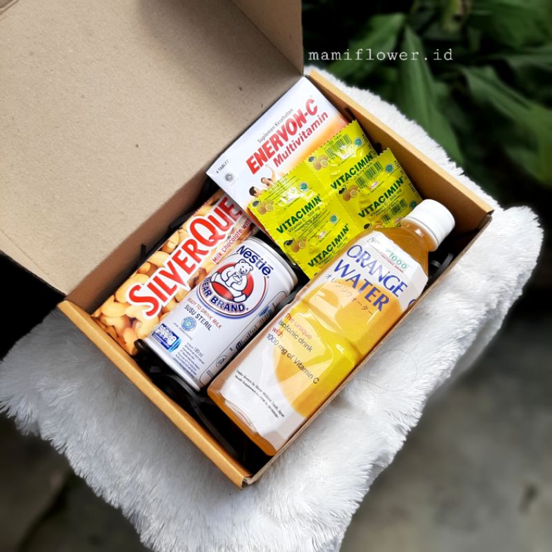 

hampers vitamin, hampers cokelat, gift box vitamin