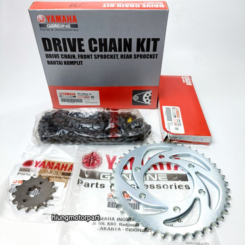 GEAR SET GEAR PAKET GIR VIXION NEW NVL. VIXION NEW NVA 1PA-WF01A-10 ASLI ORIGINAL YGP YAMAHA GENUINE