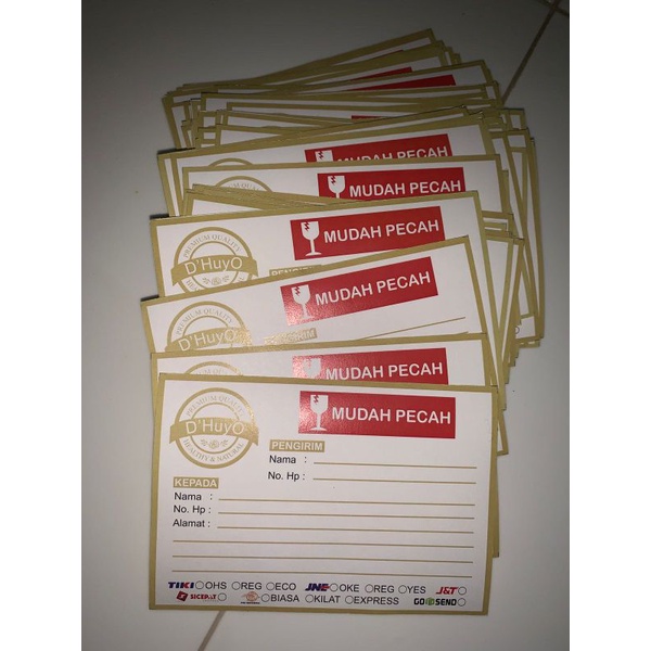 

pesanan sticker kemasan