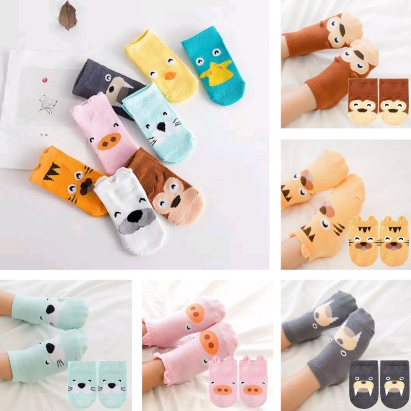 Promo kaos kaki bayi Kaos kaki anak motif binatang