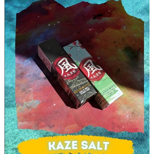 KAZE SALT NIC SUMMER NATSU &amp; SPRING HARU 15ML AUTHENTIC