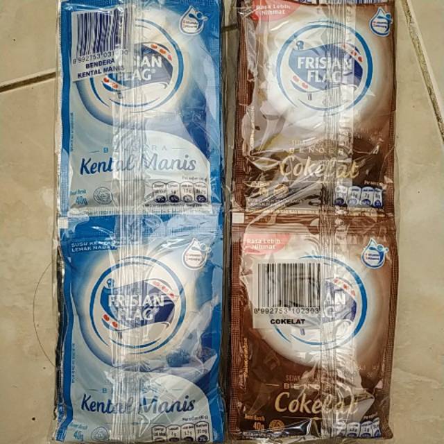 

susu kental manis Bendera / Frisian flag sachet
