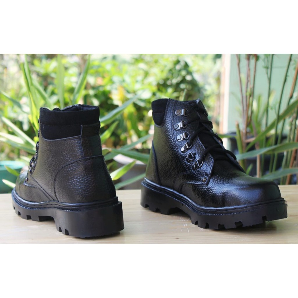 Sepatu Safety Boot Pria Kulit Asli Rasheda Dr 01