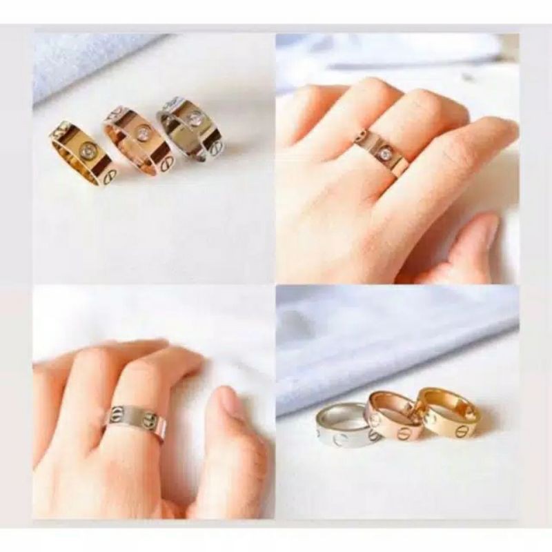 Fourfaahion Cincin CRTR Titanium Premium