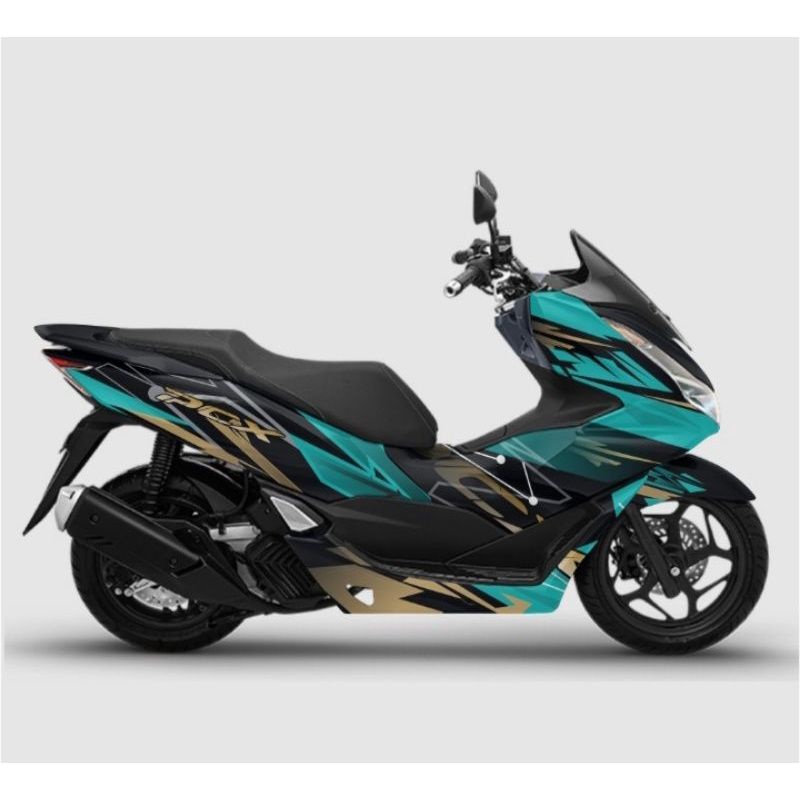 decal PCX 160 full body stiker variasi decal striping PCX 160