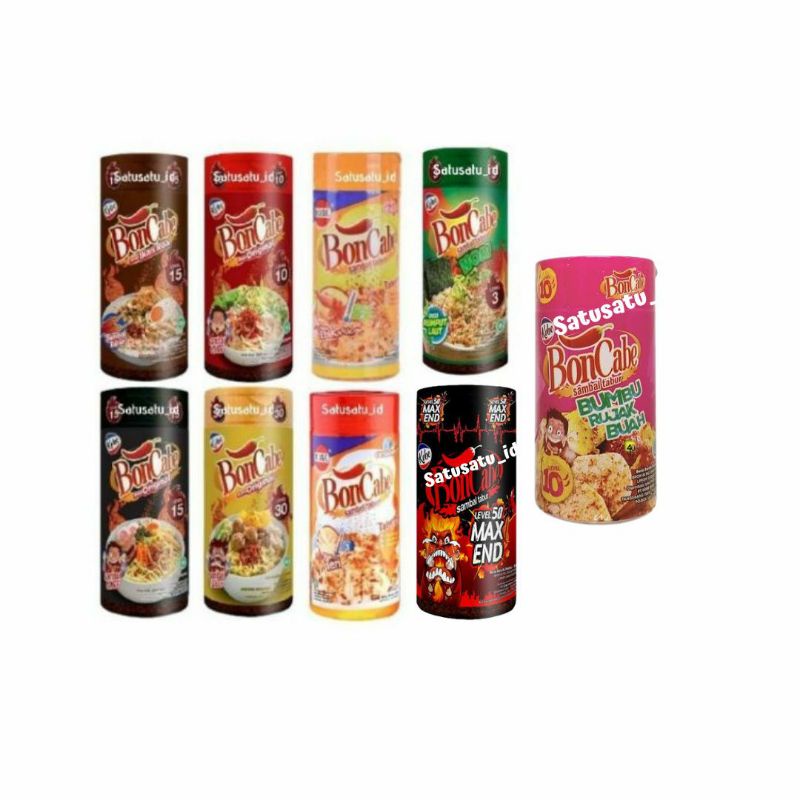 

Kobe Bon Cabe - Boncabe Botol Level 30 - Level 15 - Level 10 - Ikan Roa