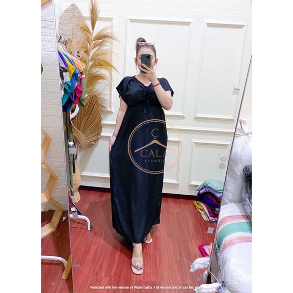 KEELA DRESS (PANJANG) - Homedress / Daster kekinian - Baju Rumah / Piyama Murah Kualitas Premium