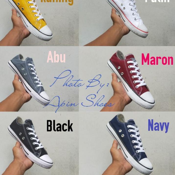 Siap Kirim.. SEPATU CONVERSE ALL STAR LOW SEPATU SEKOLAH PRIA WANITA