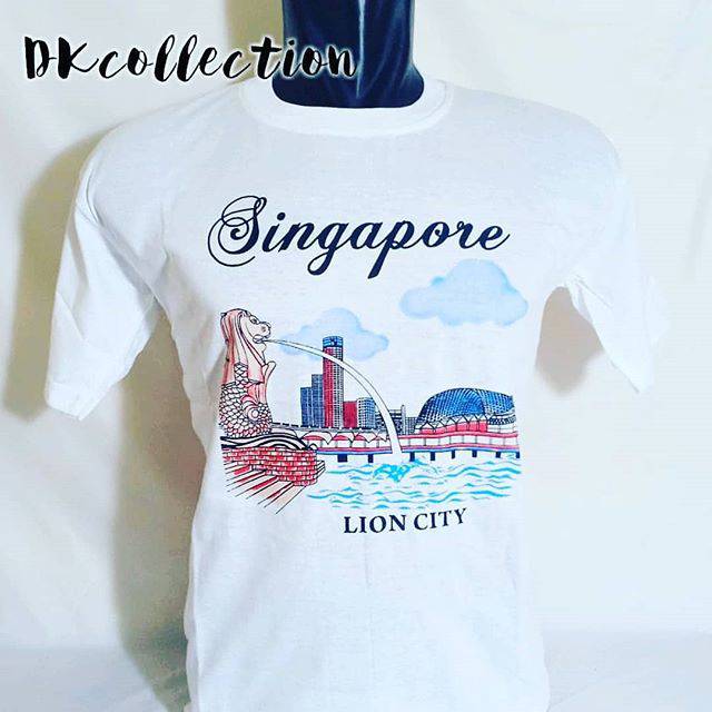 Kaos singapore oleh oleh Singapore kaos Singapura souvenir singapura