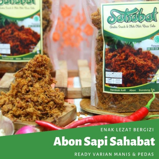 

Abon Sapi Solo Sahabat 170 gr