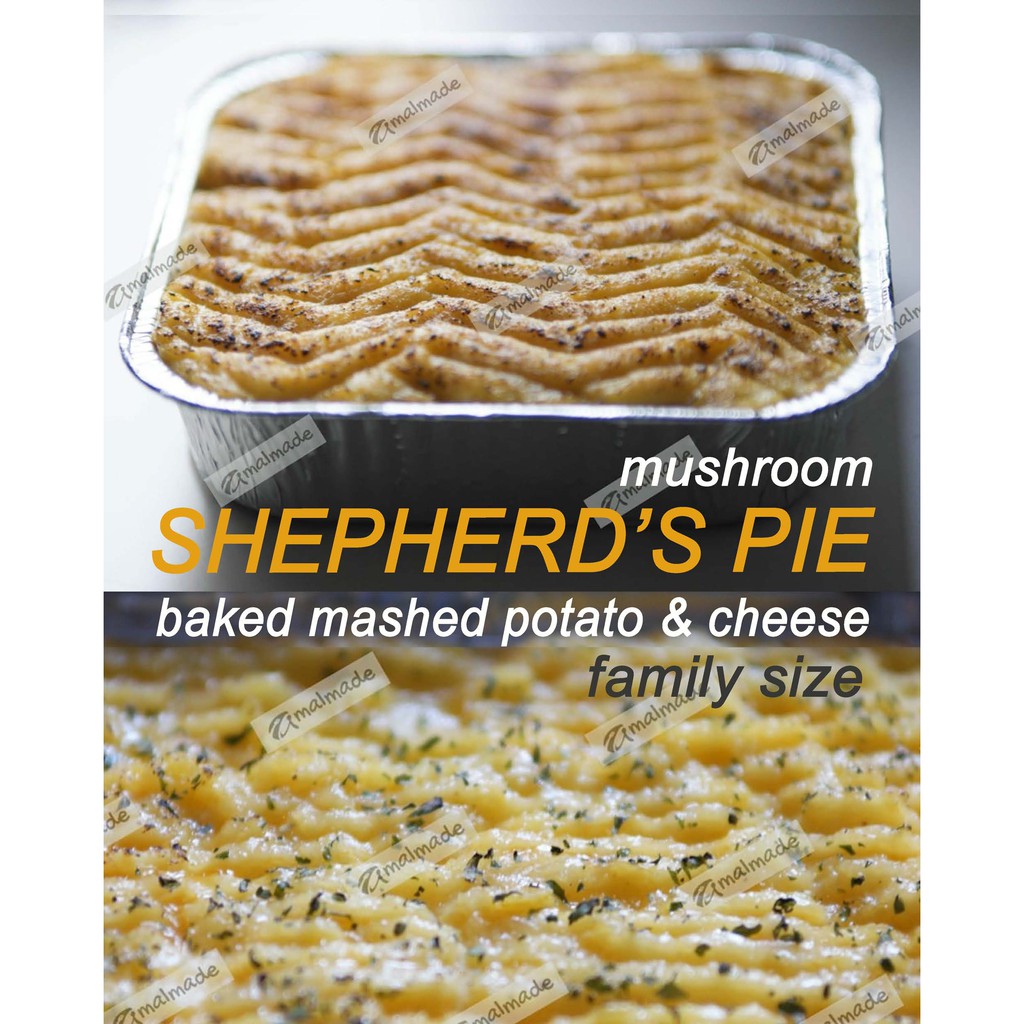 

Baked Mashed Potato Cheese with Mushroom - DELIVERY H+1; Family Size 20x20cm
