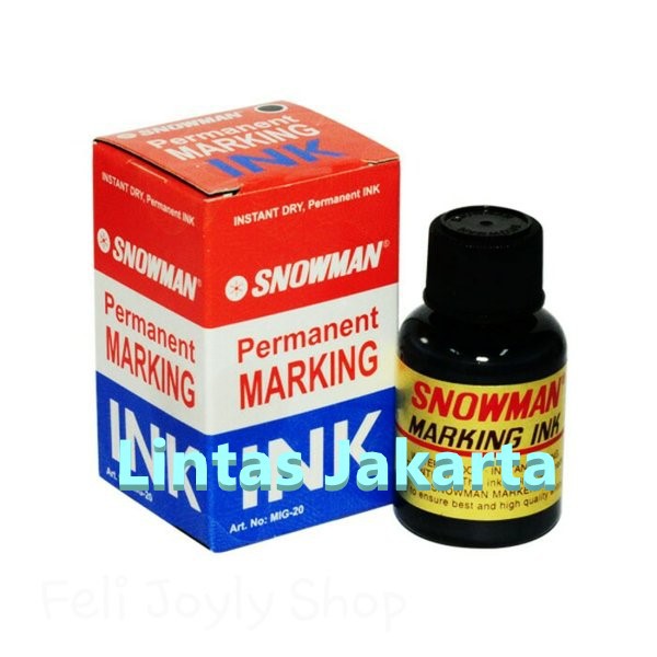 Tinta Spidol Permanen Merk Snowman G-12