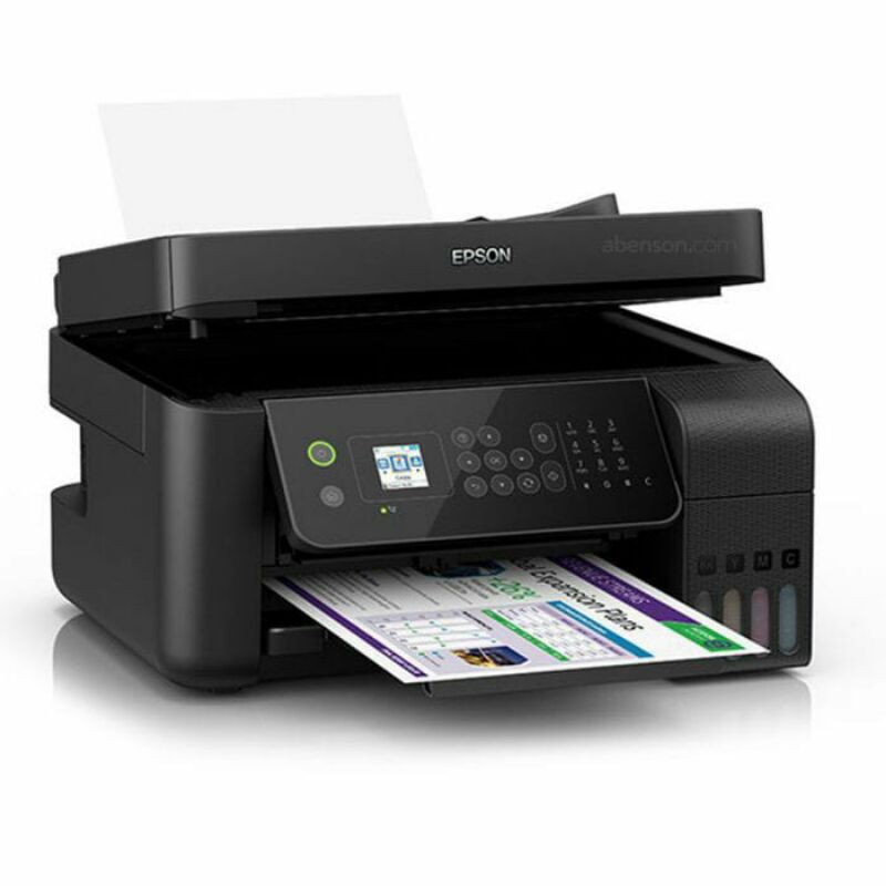 MURAH, PRINTER EPSON L 5290,PRINT SCAN COPY WIRELESS, ADF, FAX, UKURAN F4 +INFUS PABRIK, GARANSI 2TH