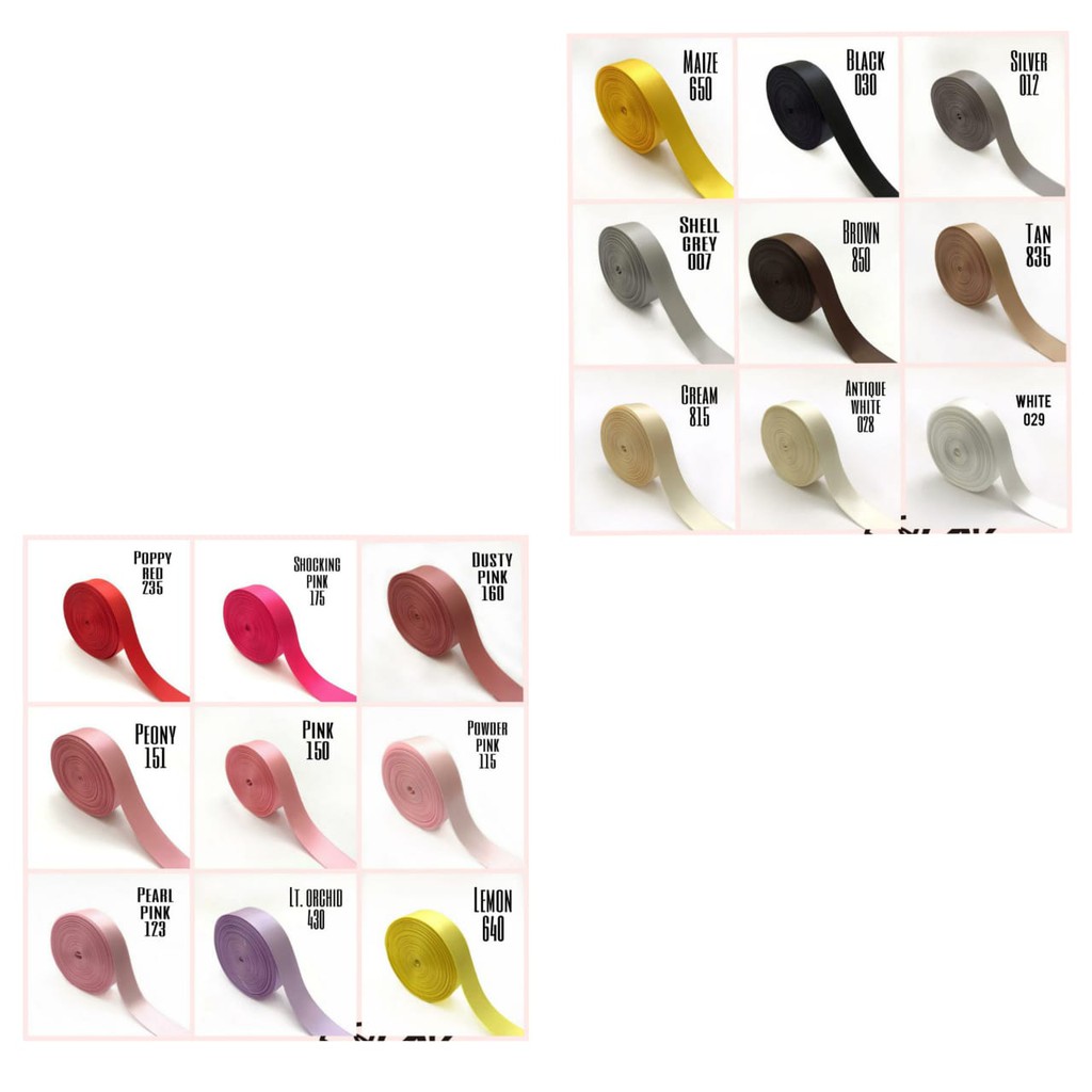 100 YARD -  0.6 CM | PITA DOUBLE SATIN IMPORT DSS-40 PREMIUM  1/4 INCH
