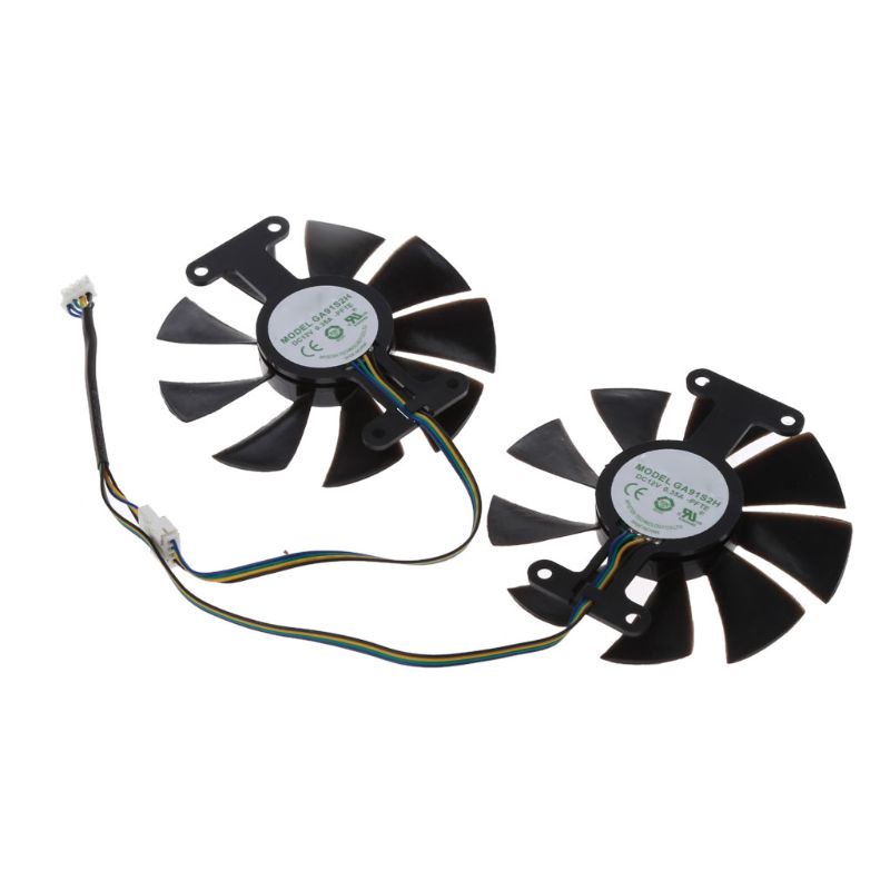 Bt VGA Fan Kipas Pendingin Kartu Grafis Untuk Zotac Gtx1060 GTX950 4P 12V 0.35A GA91S2H