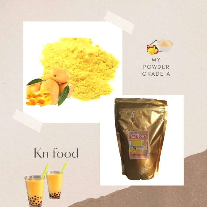 

My Powder Minuman Rasa Mangga Grade A kemasan 500 Gram