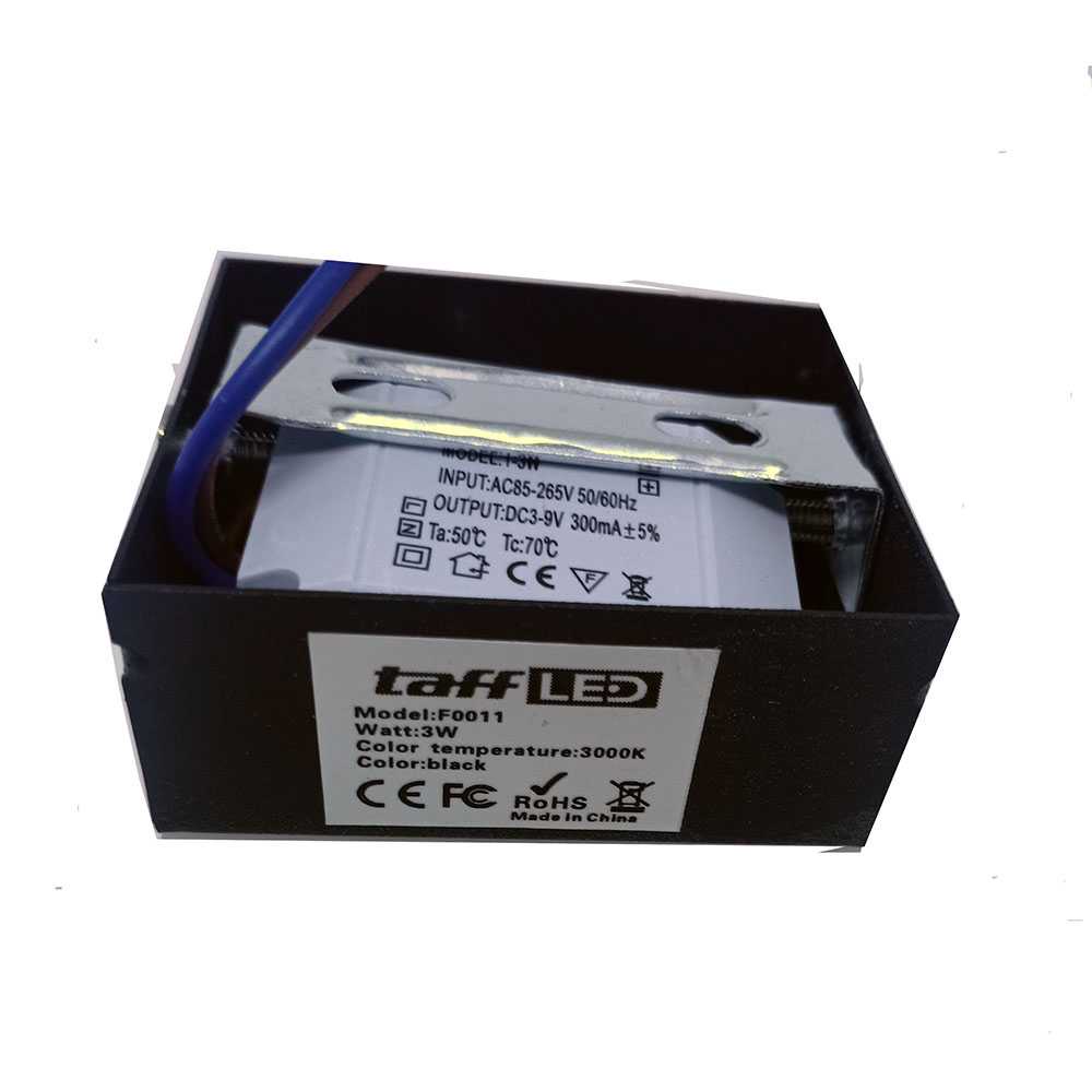 TD - CGH TaffLED Lampu Hias Dinding LED 3W 3000K Warm White - F0011