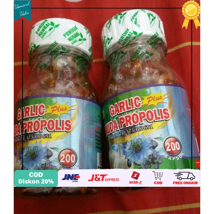 

◾COD◾ Garlic Sauda plus Propolis 4 in 1 ( Bawang Putih + Zaitun + Jinten )