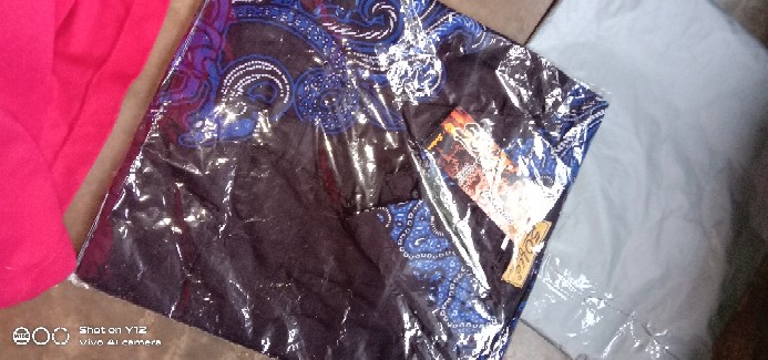 Kemeja Batik Pria Baju Batik Wayang Hem Batik Wayang Lengan Pendek