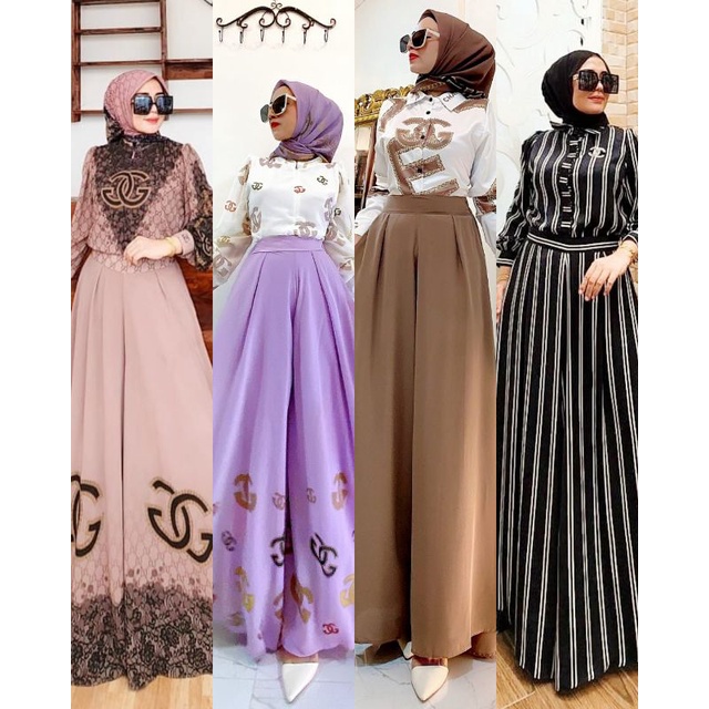 READYSTOCK SET CELANA KULOT SHR/SET CELANA CUTBRAY ORI BY SHR REALPICT