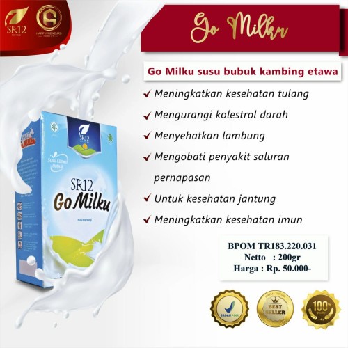 

SUSU KAMBING ETAWA PREMIUM GOMILKU SR12 MENGOBATI PERNAFASAN