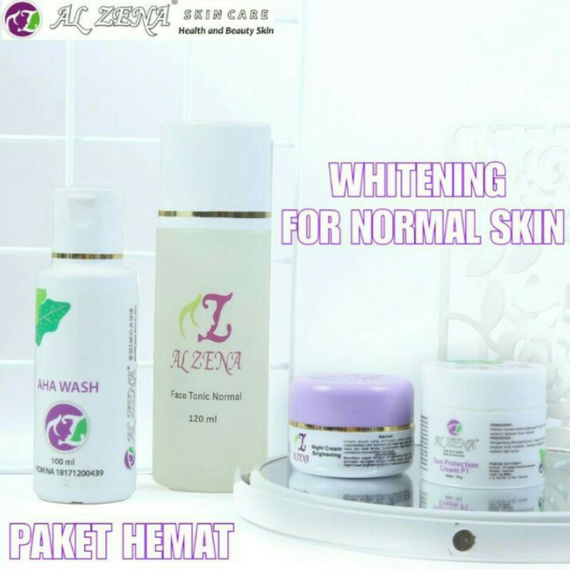 TERMURAH | PAKET SUPER HEMAT WHITENING 100% ORI ALZENA SKINCARE