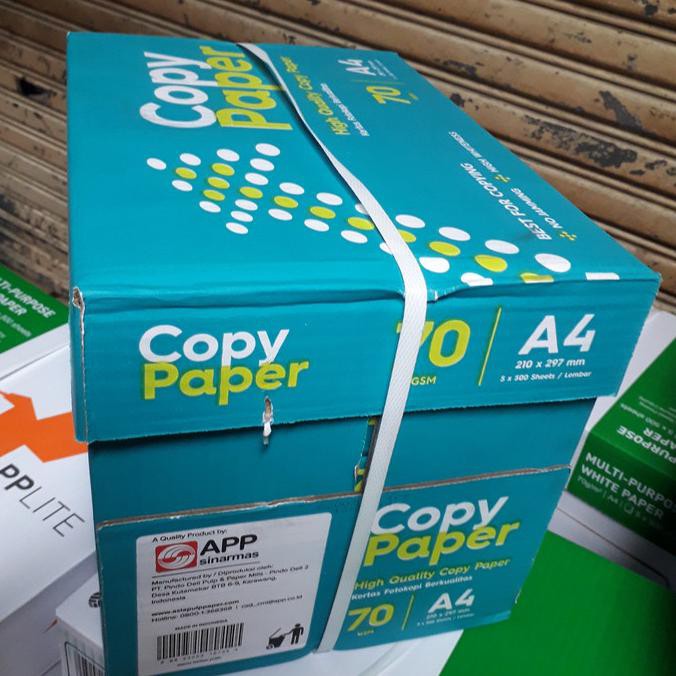 

Kertas Hvs A4 70 Gram Harga Untuk 5 Rim - Putih Mayastore11