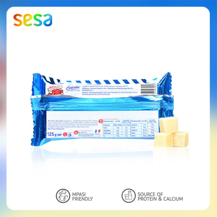 

Ee51 Keju Belcube Cheese The Laughing Cow 125 G 6Gggddv