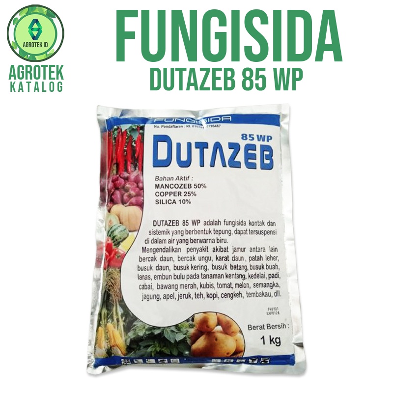Fungisida Kontak dan Sistemik Dutazeb 85 WP 1 Kilogram