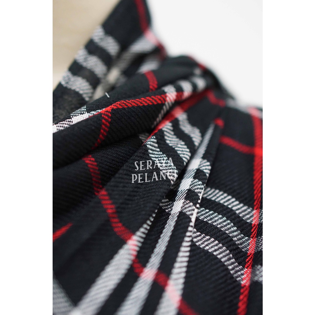 Pashmina Motif Kotak 07 | Plaid | Selendang | Scarf | Syal | Shawl | Pasmina | Souvenir | Hadiah Ulang Tahun | Birthday Gift | Aksesoris Fashion Wanita Pria | Import Quality | Grosir Murah