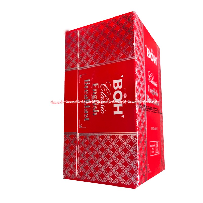 Boh Classic English Breakfast 20bags Classic Tea Teh Klasik Teh Celup Rasa Teh Original B.O.H Break Fast Kemasan Warna Merah