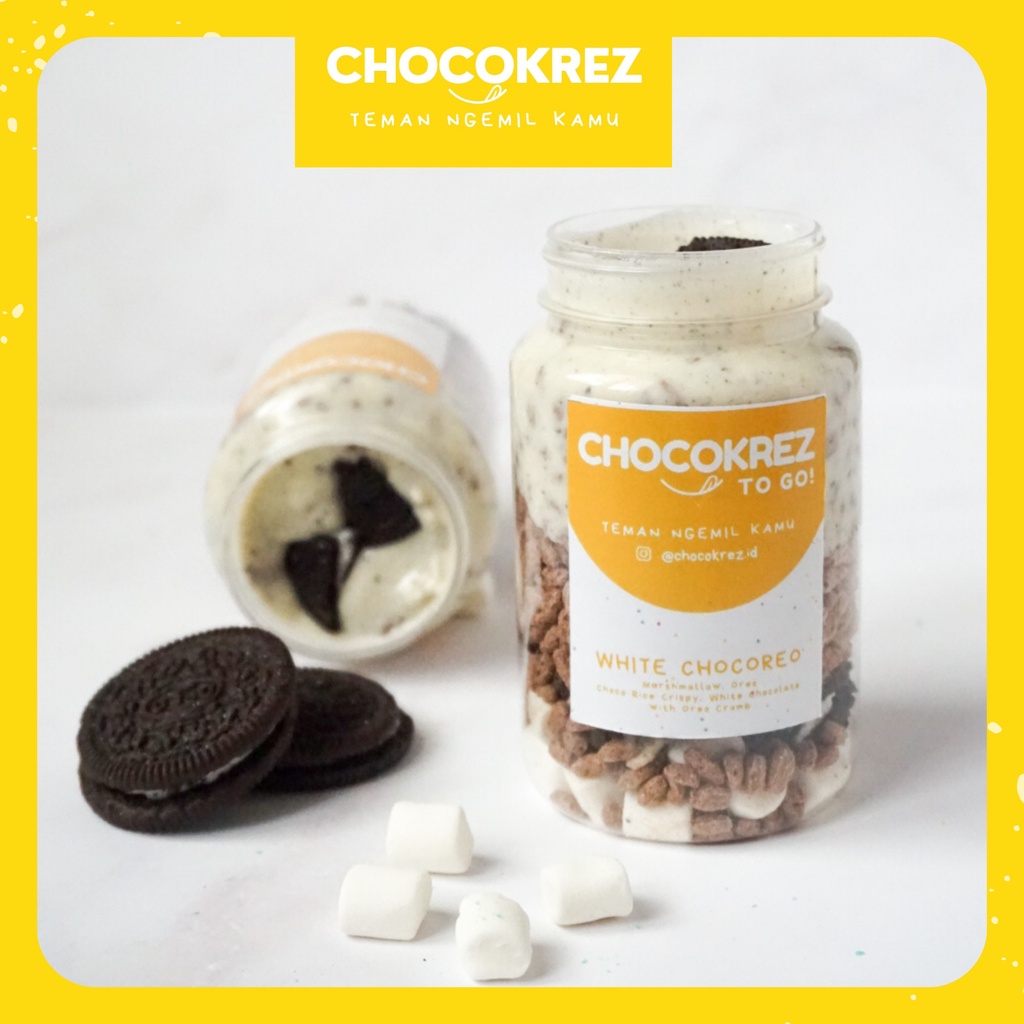 

Choco Jar - Crunchy Jar Rice Crispy | Chocokrez To Go! - White Chocoreo